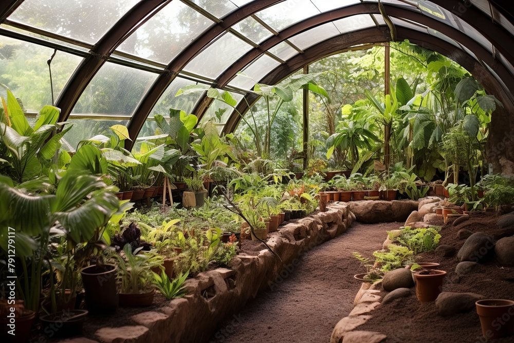 Organic Soil Beds and Composting Area Designs for Amazon Rainforest Conservatories