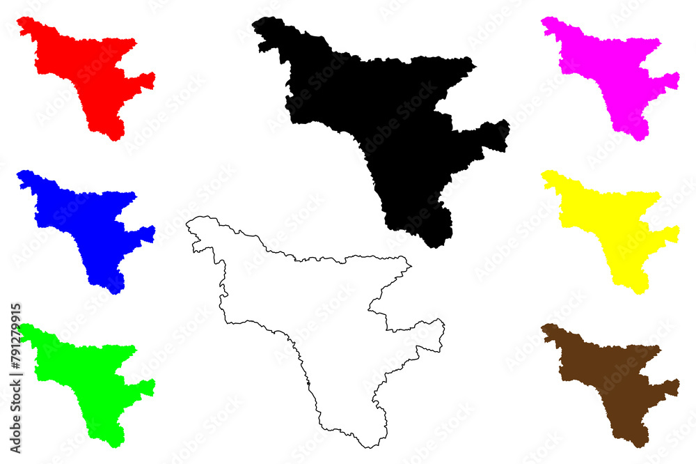 Amur Oblast (Russia, Subjects of the Russian Federation, Oblasts of Russia) map vector illustration, scribble sketch Amur Oblast map Amur Oblast (Russia, Subjects of the Russian Federation, Oblasts of Russia) map vector illustration, scribble sketch Amur Oblast map