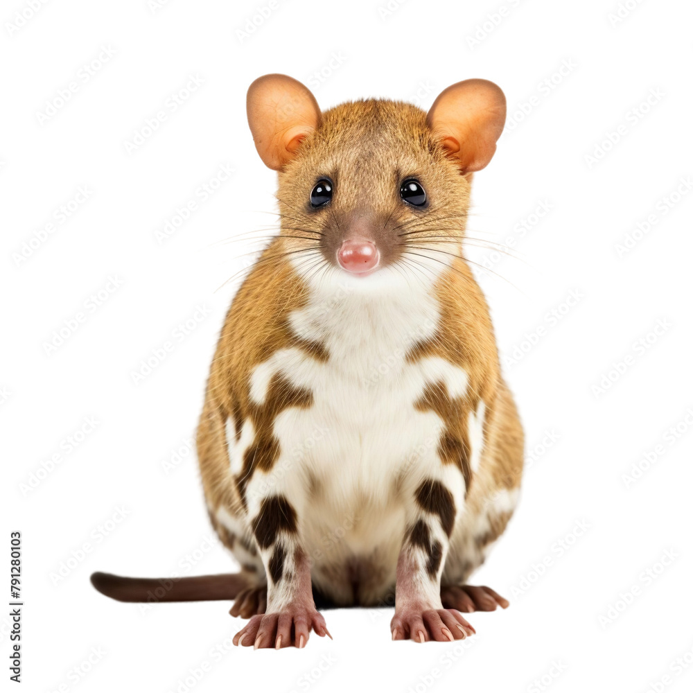 Amazing Quasar Quoll Isolated On White Background Amazing Quasar Quoll Isolated On White Background