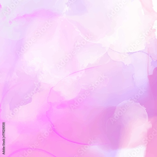 Abstract hand painted pink purple watercolour background