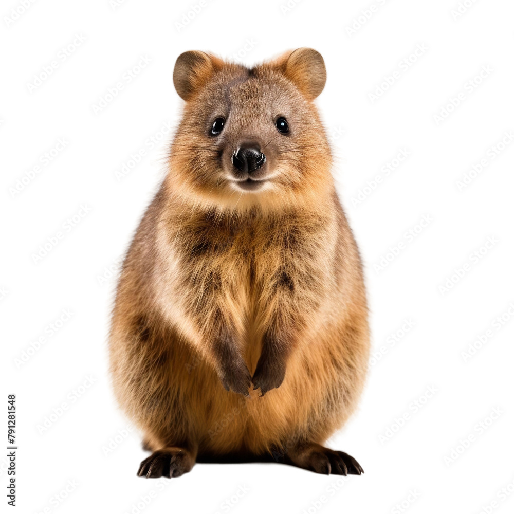 Amazing Quokka Isolated On White Background Amazing Quokka Isolated On White Background
