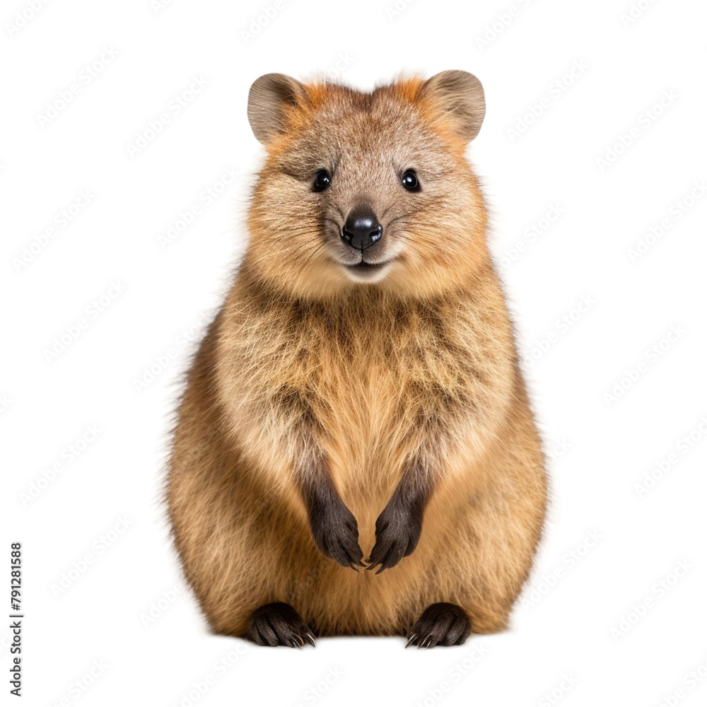 Amazing Quokka Isolated On White Background Amazing Quokka Isolated On White Background