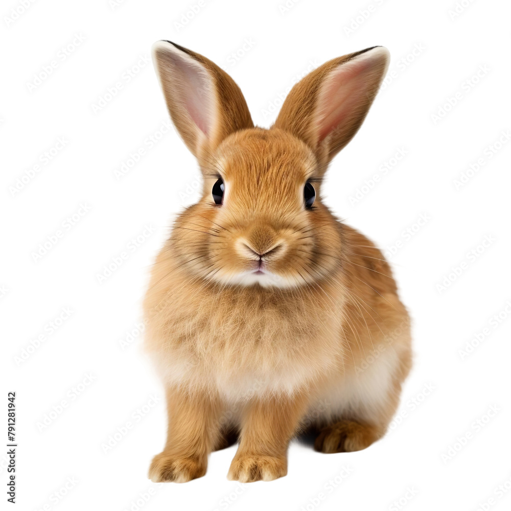 Beautiful Rabbit Isolated On White Background Beautiful Rabbit Isolated On White Background