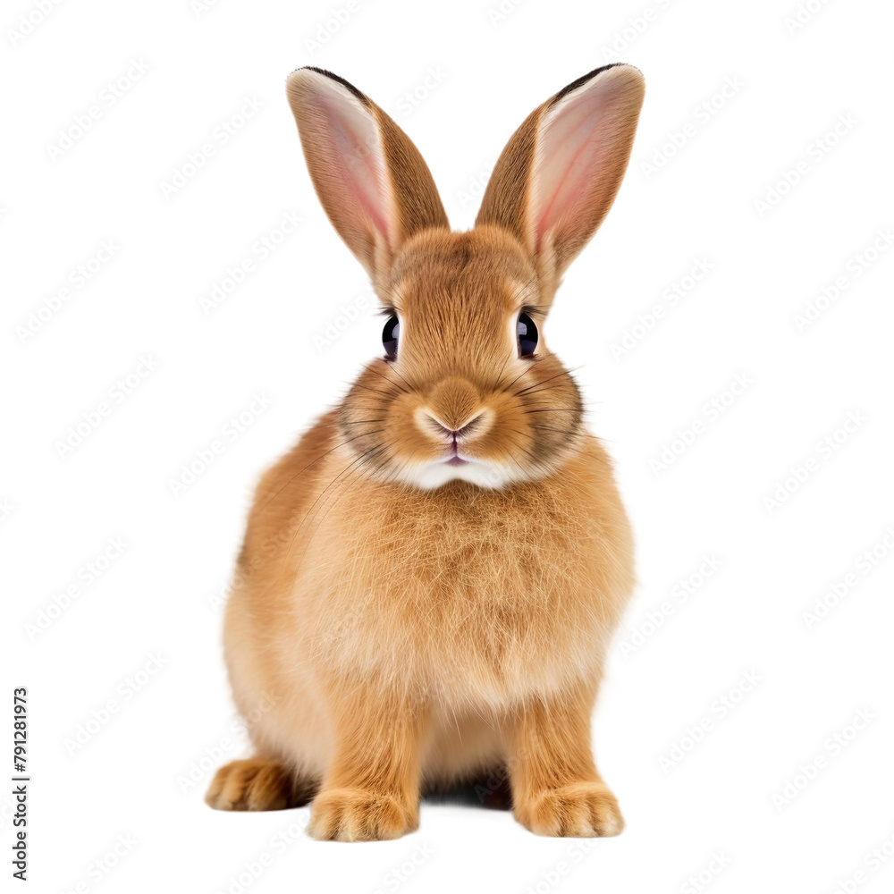 Beautiful Rabbit Isolated On White Background Beautiful Rabbit Isolated On White Background