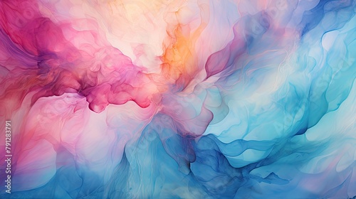 pastel alcohol ink texture background © Ai Expert