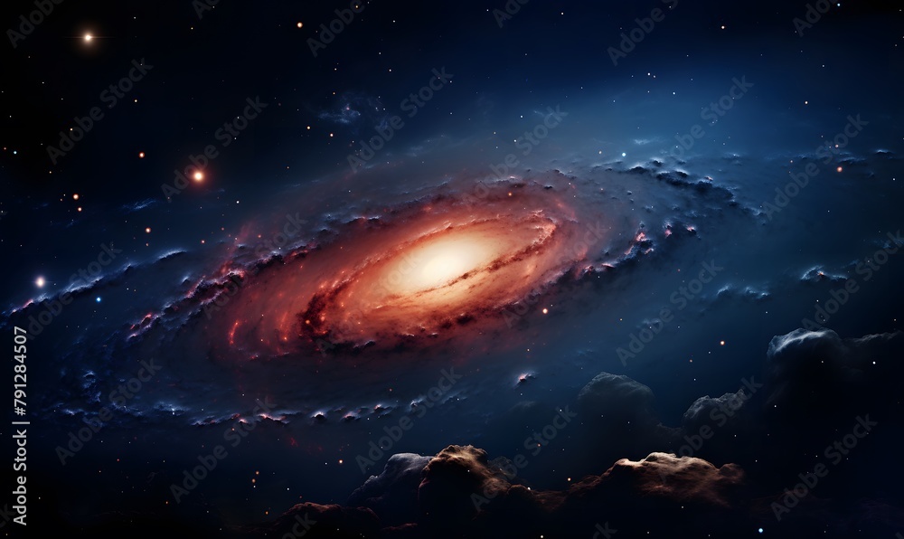 Andromeda Galaxy (good for wallpaper or printing and using as a mural)