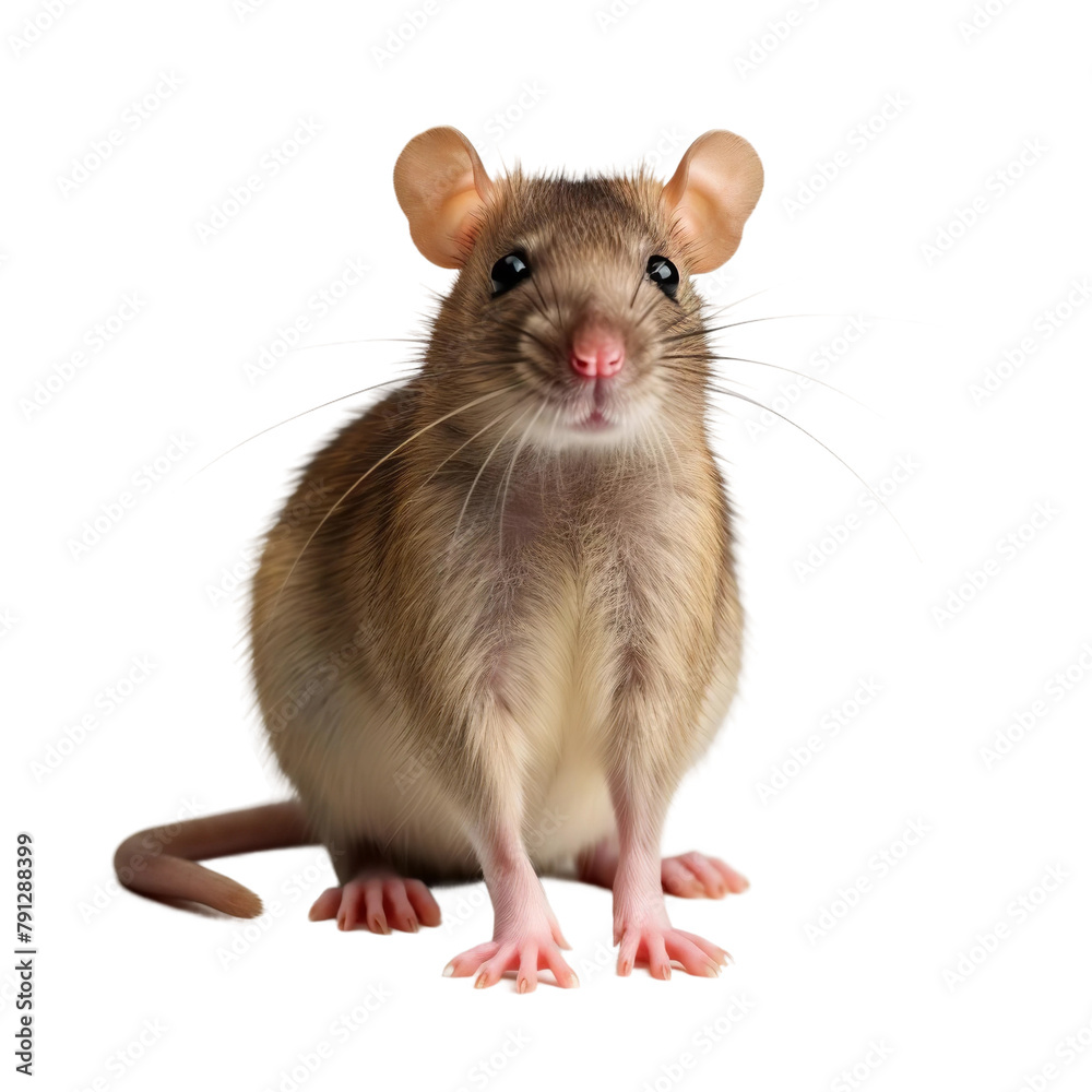 Amazing Rat Isolated On White Background Amazing Rat Isolated On White Background