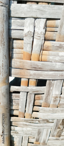 woven bamboo wall