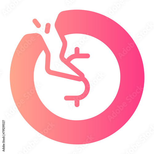 Wallpaper Mural crisis gradient icon Torontodigital.ca