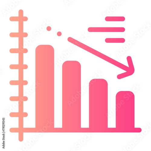 graph gradient icon