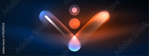 The Automotive lighting logo shines bright against the dark blue background, creating a mesmerizing visual effect with a lens flare and electric blue hue. Perfect for entertainment events