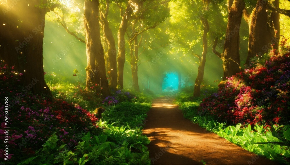 Fototapeta premium morning in the forest