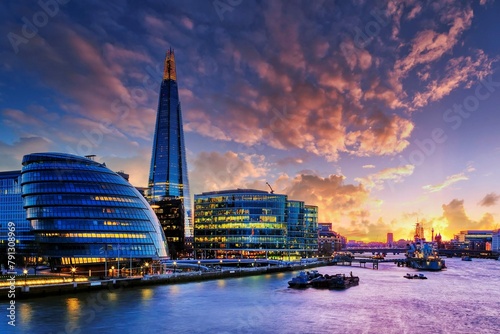 London city sunset