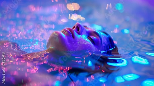 Dive into the depths of your thoughts and emerge with newfound creativity after a session in a sensory deprivation tank. . photo