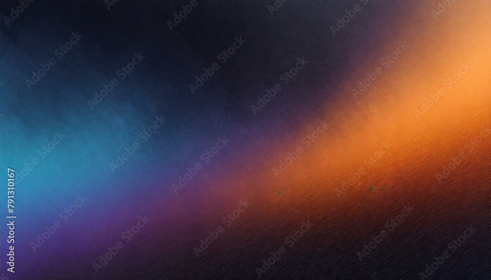 Blue Orange Purple Black: Grainy Gradient Dark Noise Texture Abstract Design Blue Orange Purple Black: Grainy Gradient Dark Noise Texture Abstract Design