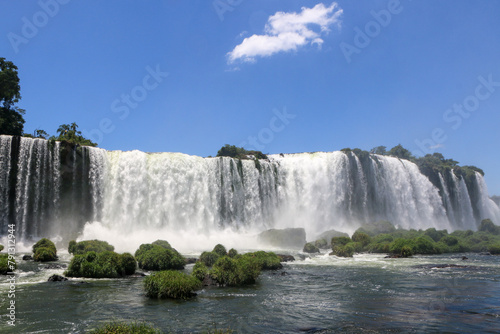 waterfall in the mountains