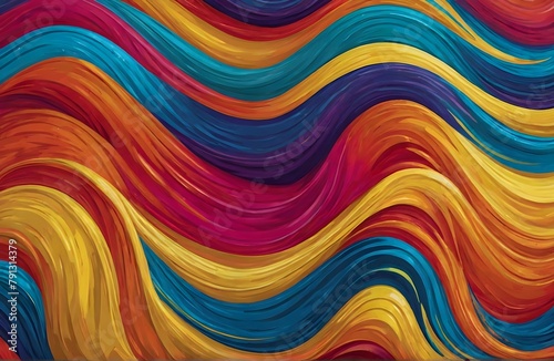 dynamic colorful vibrant wave colorful background