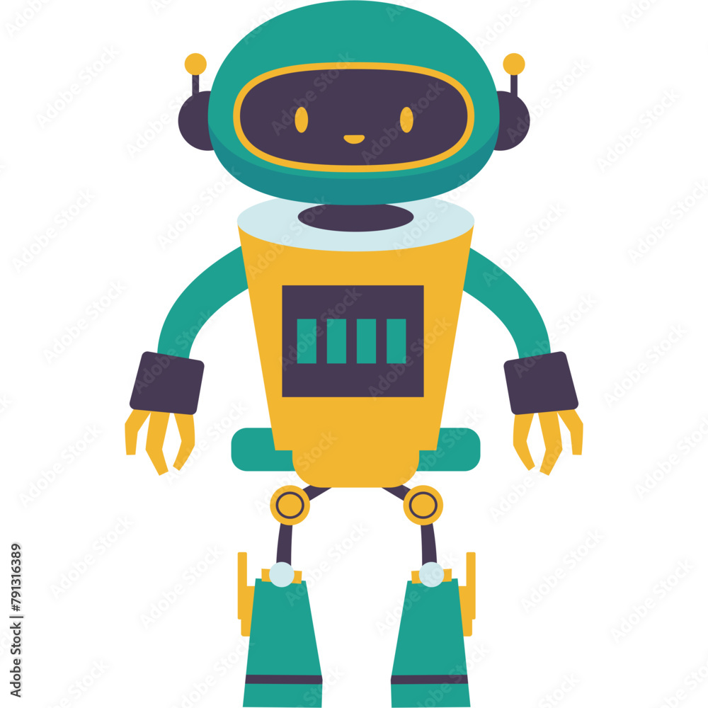 Robot Character Illustration Robot Character Illustration