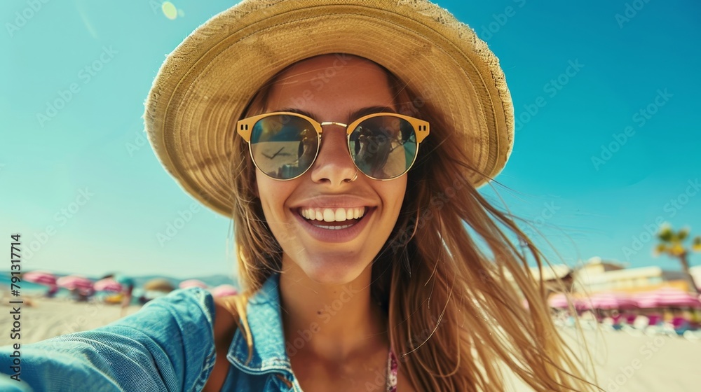 Beach bliss close up portraits of emotionally enriched faces, capturing joyful moments Beach bliss close up portraits of emotionally enriched faces, capturing joyful moments
