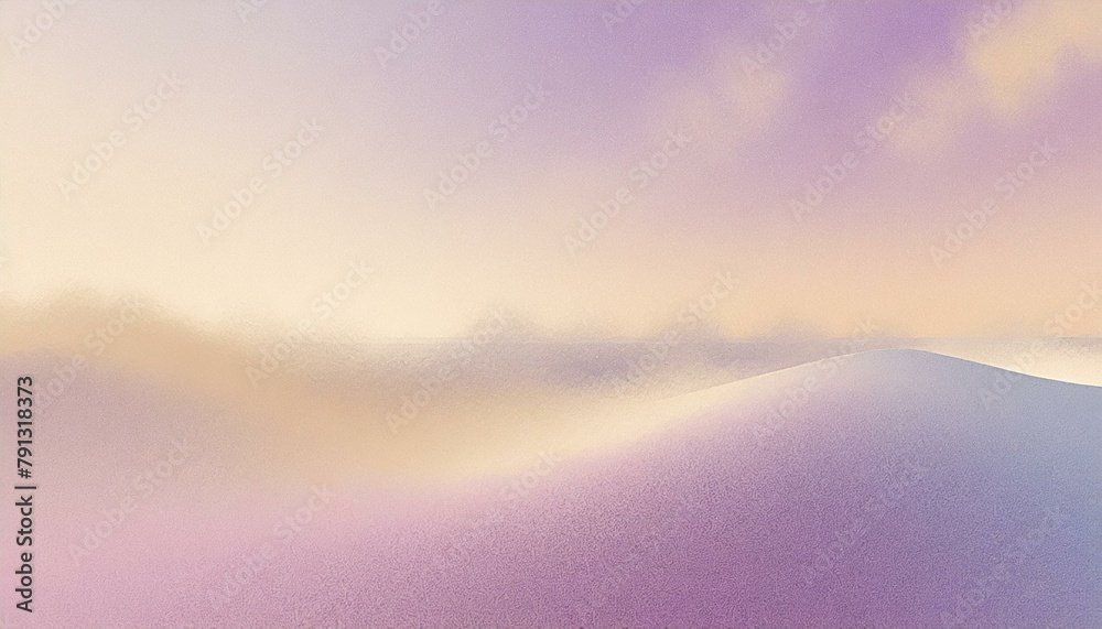 Pastel Grainy Gradient: Purple Beige Poster Background