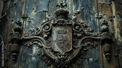 The faded coat of arms emblazoned on the gates hinted at a long and storied history filled with tragedy and mystery. .