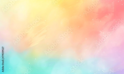 Abstract colorful watercolor for background. Digital art painting. Illustration.