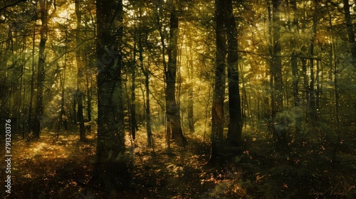 Dappled Light Forest