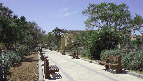The Maglio gardens in Floriana, Malta photo