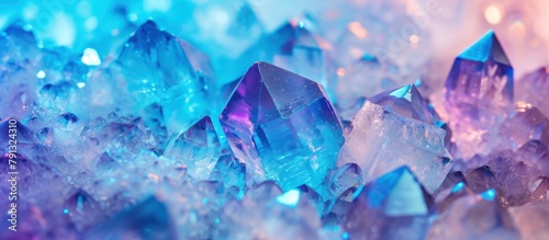 3D illustration of a Bismuth Crystal