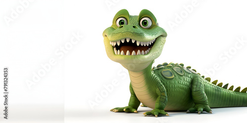 Kind happy crocodile cartoon © Muhammad