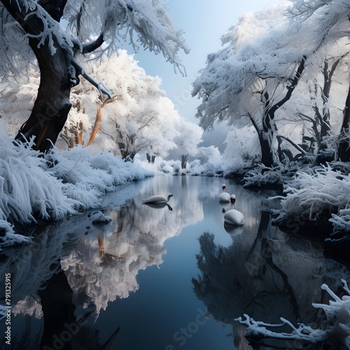 Beautiful winter landscape in south korea,Hangzhou\\"\"\""