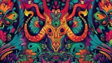 Wild psychedelic designs for wallpaper