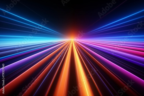 Abstract background neon lights 