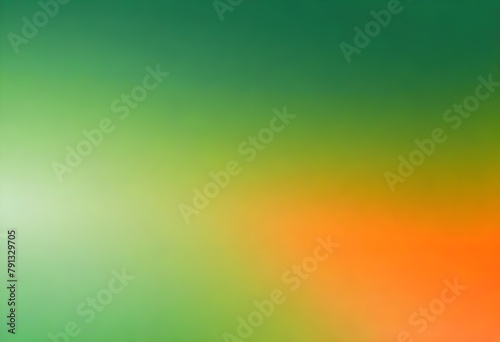 Design a gradient background for me using green, orange and white colors