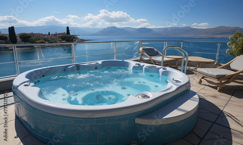 Oceanfront Deck Hot Tub © uhdenis