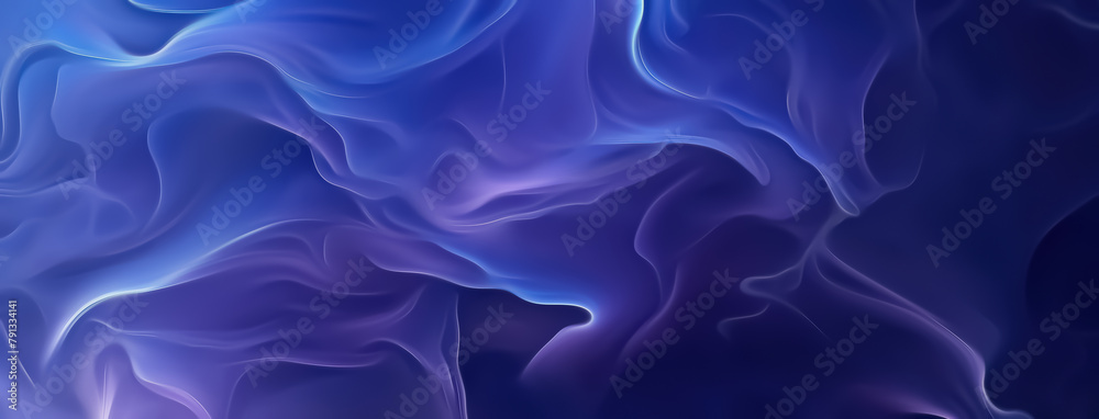 Fototapeta premium Blurred Smoky Blue Shapes