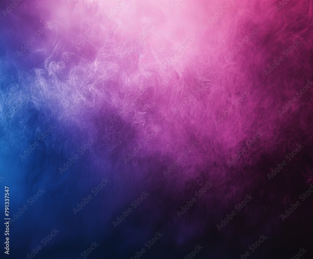 Colorful Smoke on Blue, Pink, and Purple Background