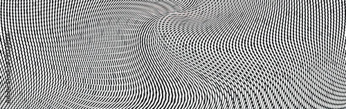Gradientt wavy halftone dotted pattern. Vector illustration
