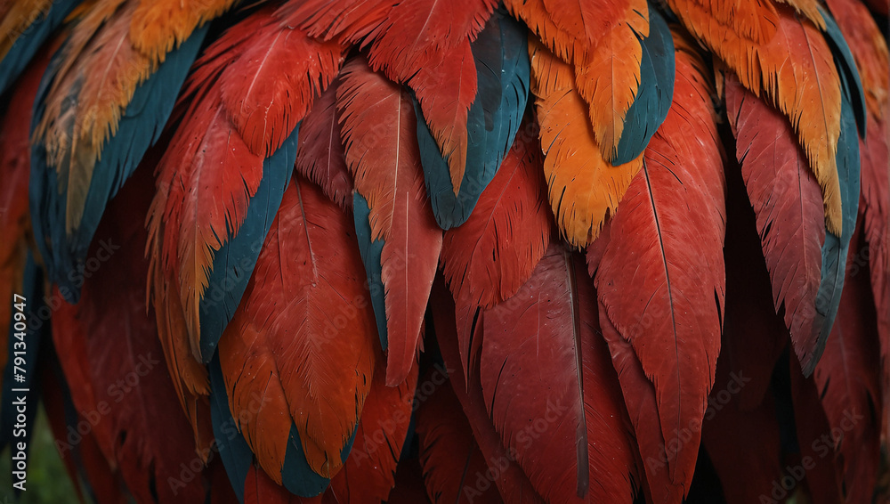 Obraz premium red and yellow macaw