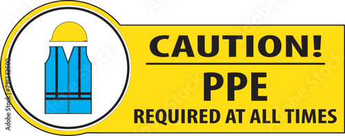 PPE required sign vector.eps