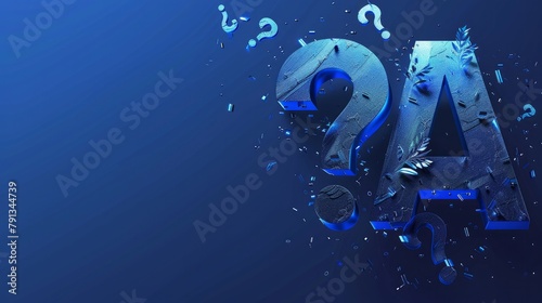 Q and A blue typography banner with question marks --ar 16 9 Job ID  32728f71-b982-44d2-bcc8-b5d9ef90dc53