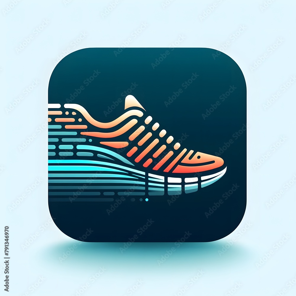 Fitness and Health App Icon Design Fitness and Health App Icon Design