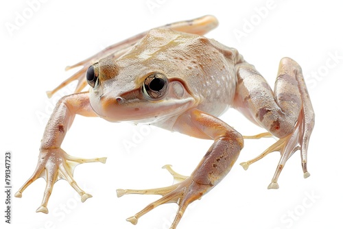 African Clawed Frog isolated on white