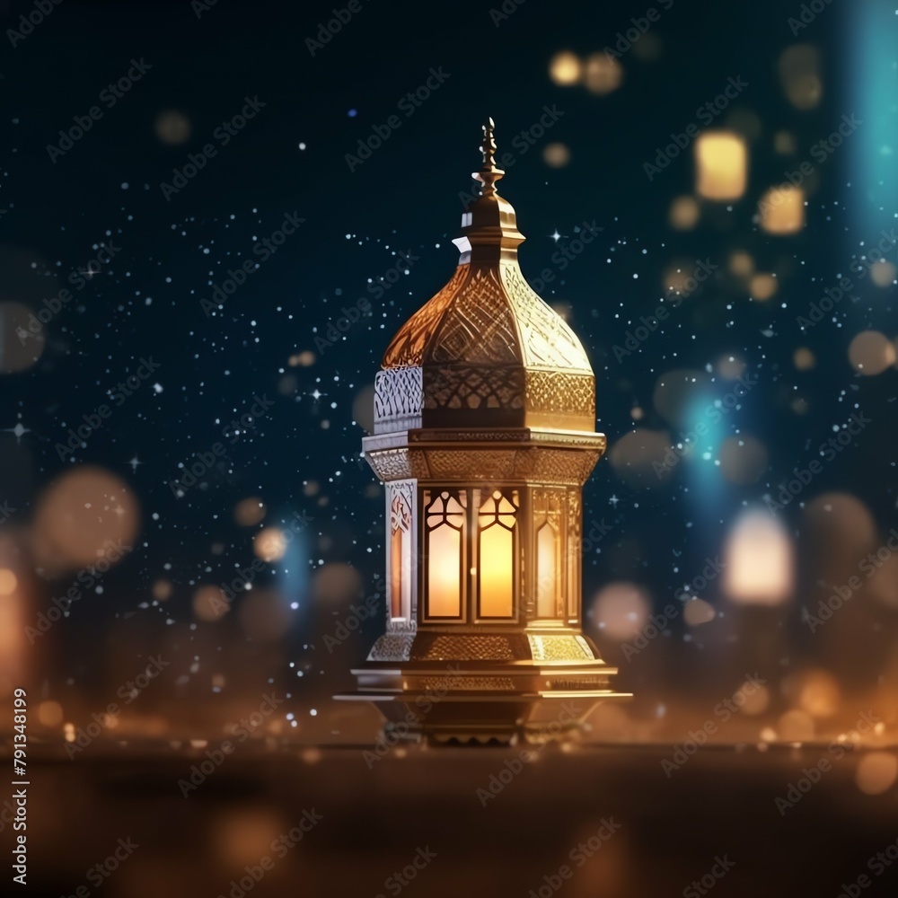 Eid mubarak and ramadan kareem greetings with islamic lantern and mosque. Eid al fitr background Eid mubarak and ramadan kareem greetings with islamic lantern and mosque. Eid al fitr background