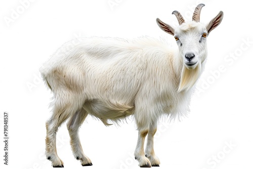 Alpine Goat, isolated on white