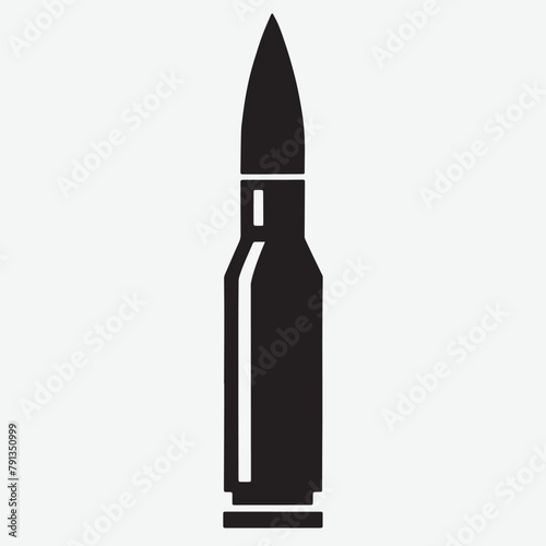 Vector illustration of a bullet icon on a white background
