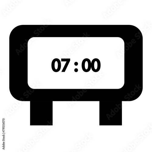 3d render of a clock