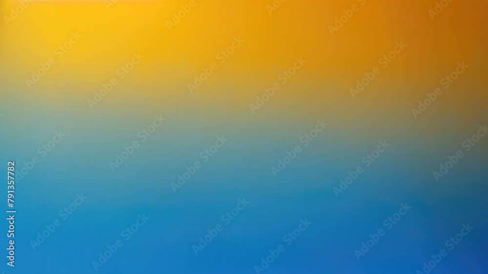 Brown and Blue yellow gradient grainy background