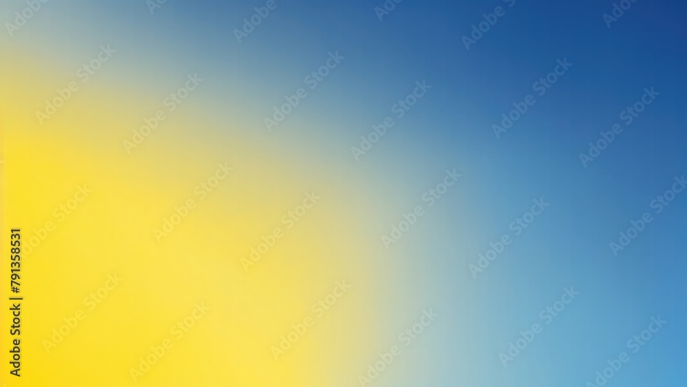 Gray and Blue yellow gradient grainy background