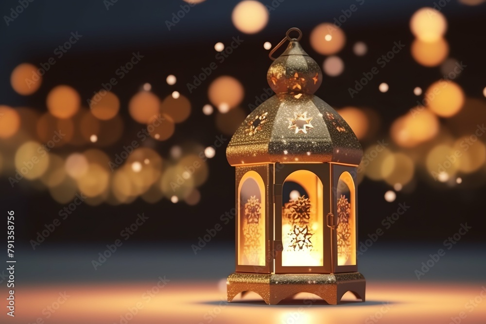 Eid mubarak and ramadan kareem greetings with islamic lantern and mosque. Eid al fitr background Eid mubarak and ramadan kareem greetings with islamic lantern and mosque. Eid al fitr background